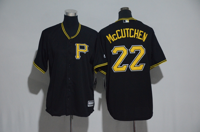 Youth 2017 MLB Pittsburgh Pirates #22 Mccutchen Black Jerseys->youth mlb jersey->Youth Jersey